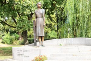 Denkmal für die Widerstandskämpferin jüdischer Herkunft Tetiana Markus