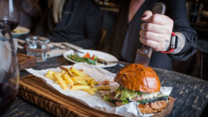 Burger in Steakhouse Kiev